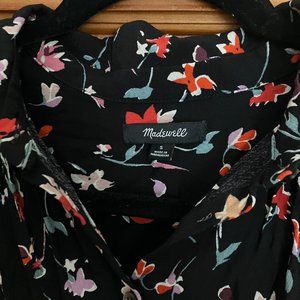 Madewell Central Drapey Shirt in Drifting Flowers